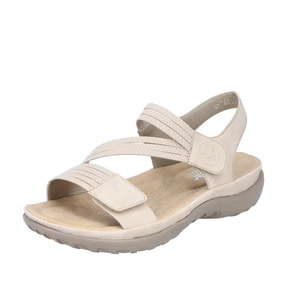 Sale Rieker Sandal Dame Beige