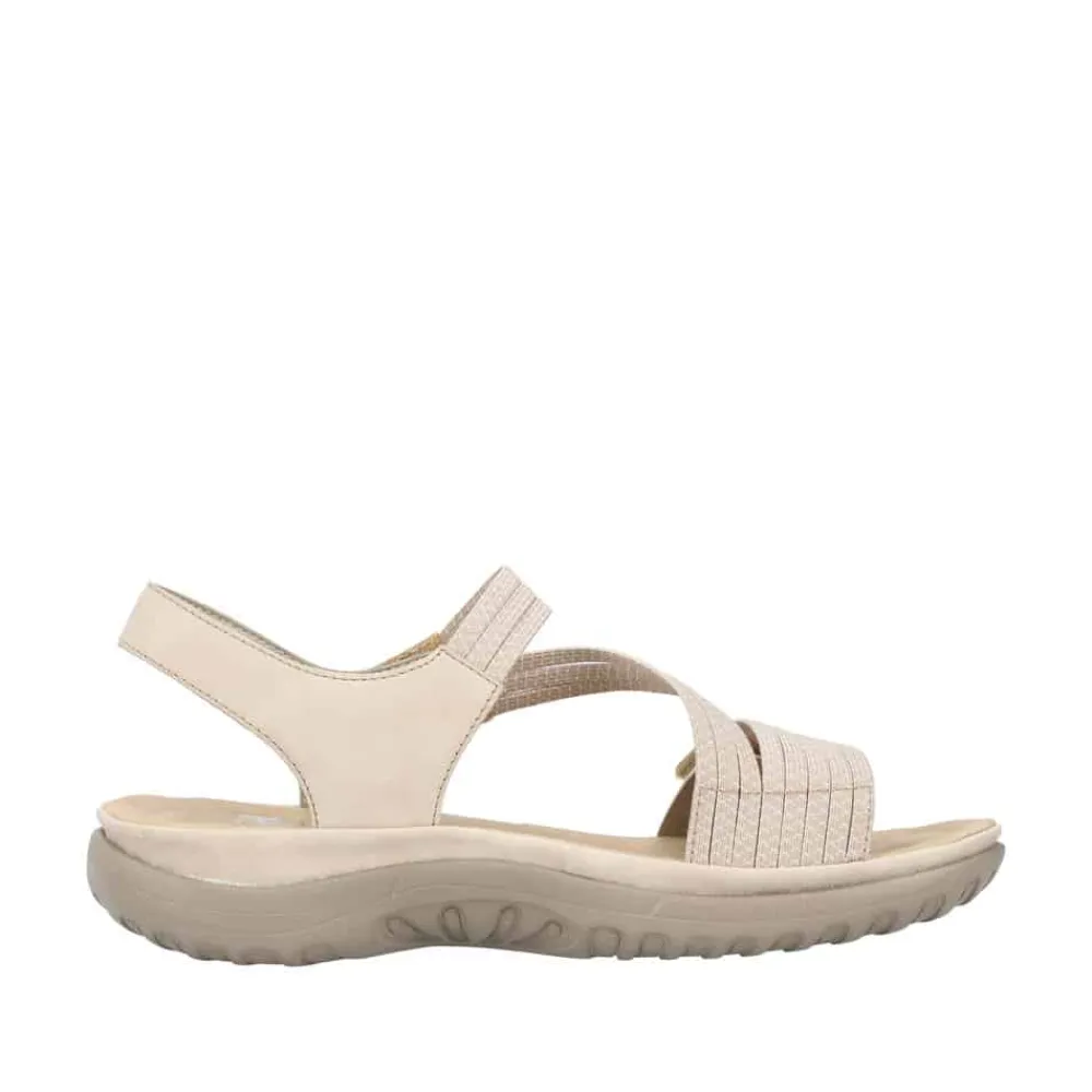 Sale Rieker Sandal Dame Beige