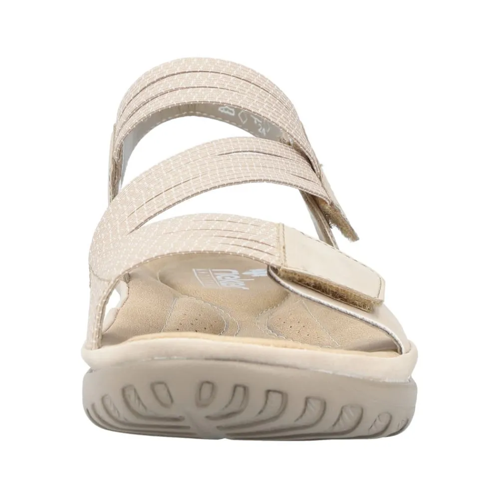 Sale Rieker Sandal Dame Beige