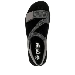 Best Rieker Sandal Dame Sort