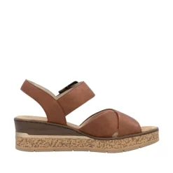 Hot Rieker Sandal Dame Brun