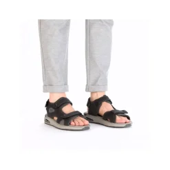 Online Rieker Sandal Herre Sort