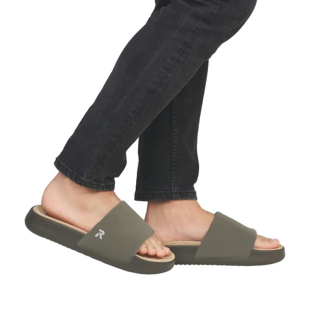 Sale Rieker Sandal Herre Grøn