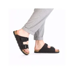 New Rieker Sandal Herre Sort