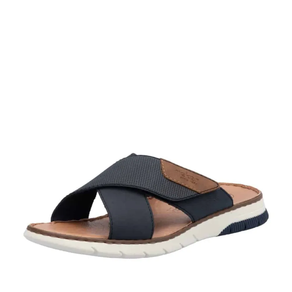 New Rieker Sandal Herre Blå