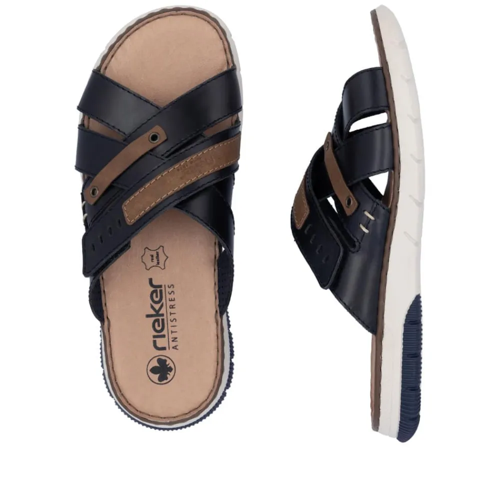 Outlet Rieker Sandal Herre Blå