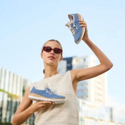 Sale Rieker Sneakers Dame Blå