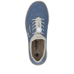 Sale Rieker Sneakers Dame Blå