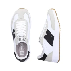 Outlet Rieker Sneakers Dame Hvid