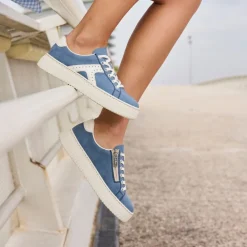 Hot Rieker Sneakers Dame Blå