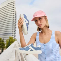 Hot Rieker Sneakers Dame Blå