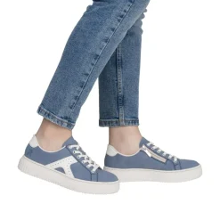 Hot Rieker Sneakers Dame Blå