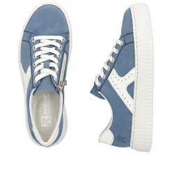 Hot Rieker Sneakers Dame Blå