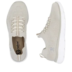 Outlet Rieker Sneakers Dame Beige