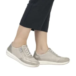 Clearance Rieker Sneakers Dame Beige