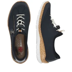 Clearance Rieker Sneakers Dame Blå