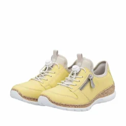 Best Rieker Sneakers Dame Gul