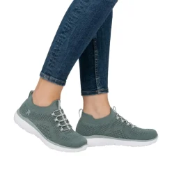 Rieker Sneakers Dame Grøn