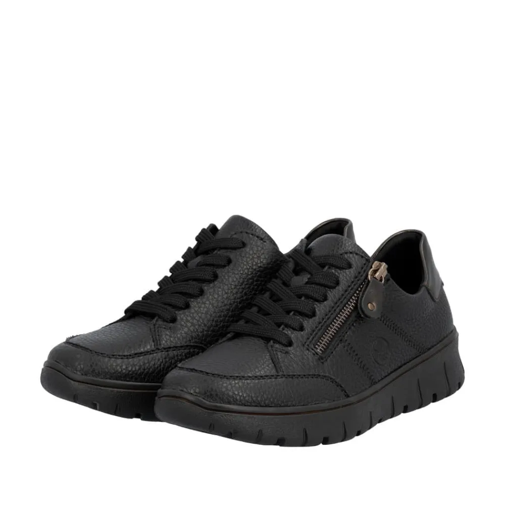 New Rieker Sneakers Dame Sort