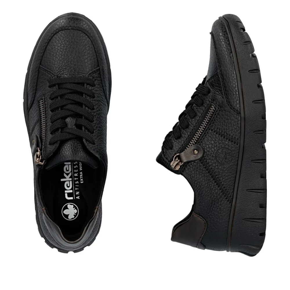 New Rieker Sneakers Dame Sort