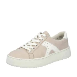 New Rieker Sneakers Dame Beige
