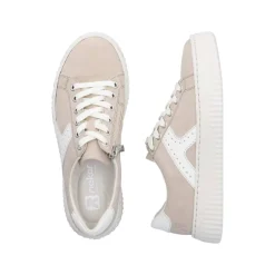 New Rieker Sneakers Dame Beige