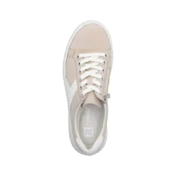 New Rieker Sneakers Dame Beige
