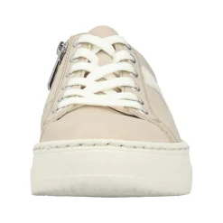 New Rieker Sneakers Dame Beige