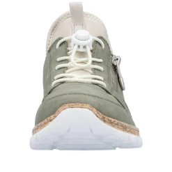 Outlet Rieker Sneakers Dame Grøn