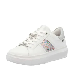 Hot Rieker Sneakers Dame Hvid