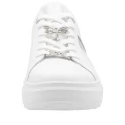 Hot Rieker Sneakers Dame Hvid