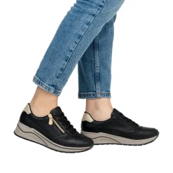 Clearance Rieker Sneakers Dame Sort