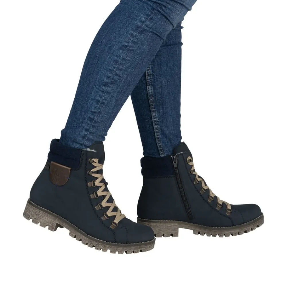 Rieker Støvle Dame Blå