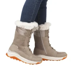 New Rieker Støvle Dame Beige