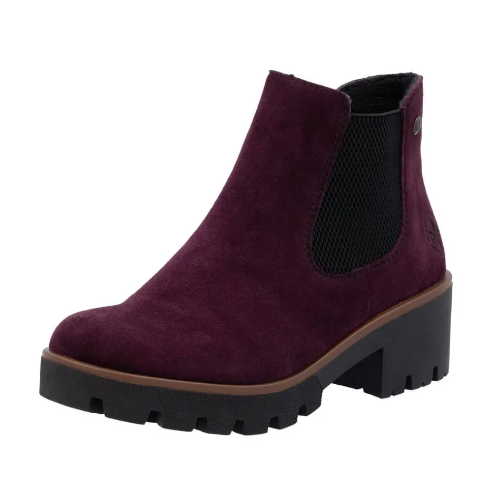 Online Rieker Støvle Dame Rød