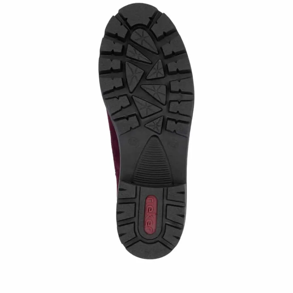 Online Rieker Støvle Dame Rød