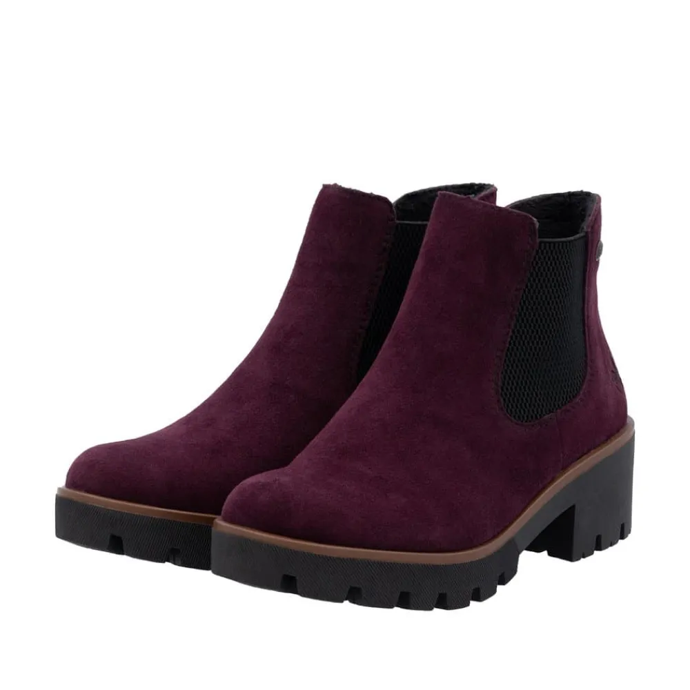 Online Rieker Støvle Dame Rød