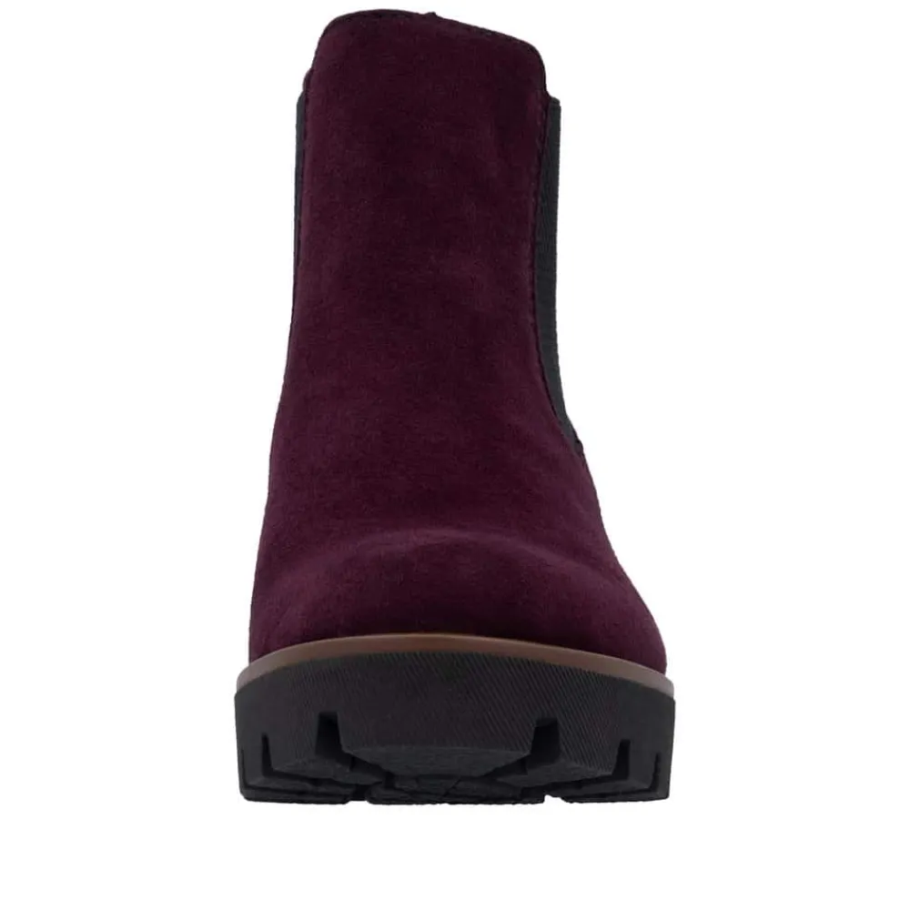 Online Rieker Støvle Dame Rød