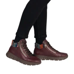 Discount Rieker Støvle Dame Rød