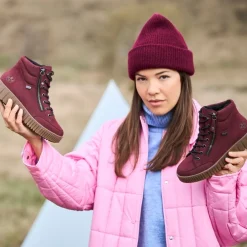 Rieker Støvle Dame Rød