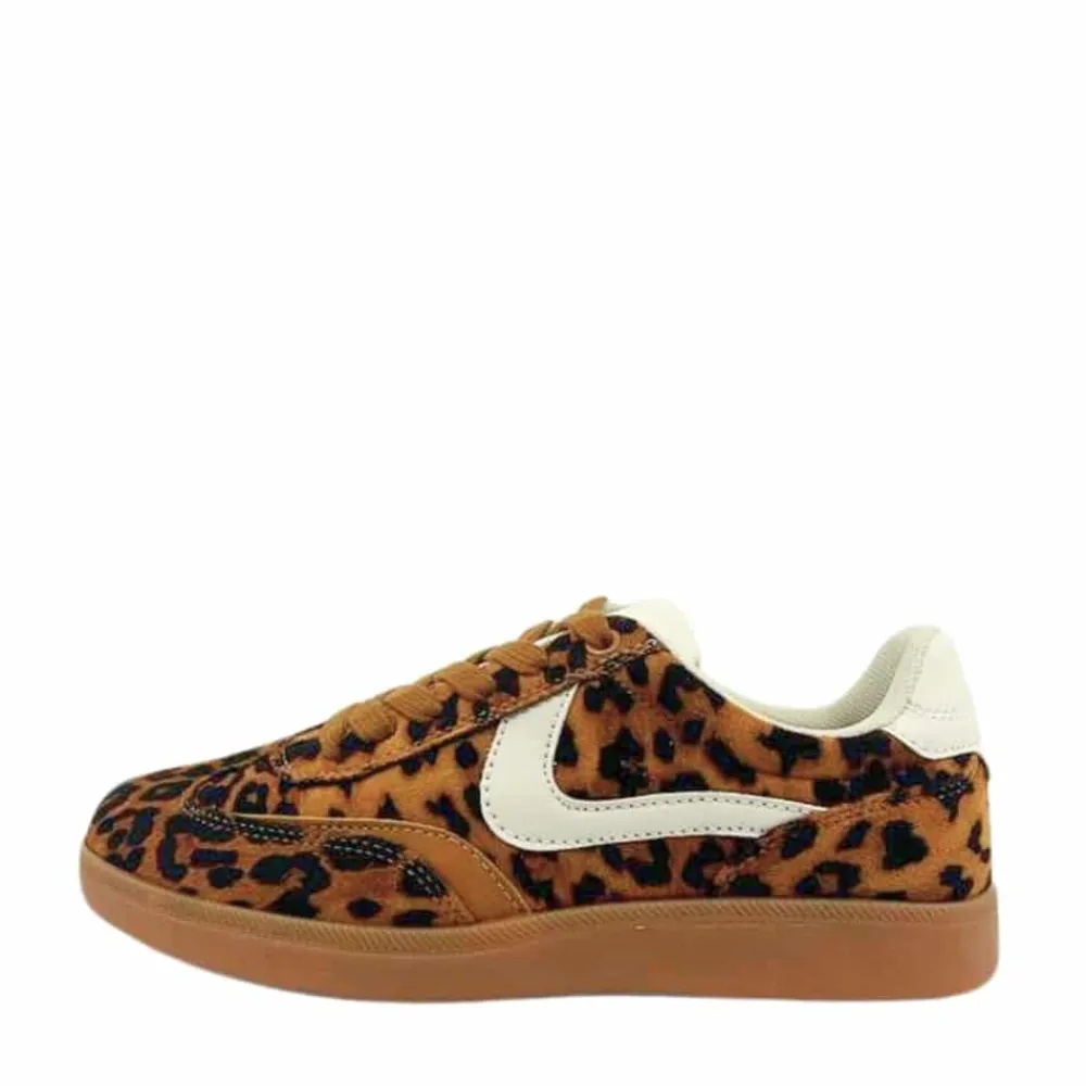 Rugged Gear Retro Indoor Sneakers Dame Leopard