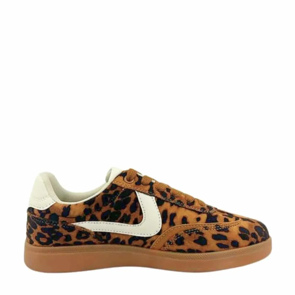 Rugged Gear Retro Indoor Sneakers Dame Leopard