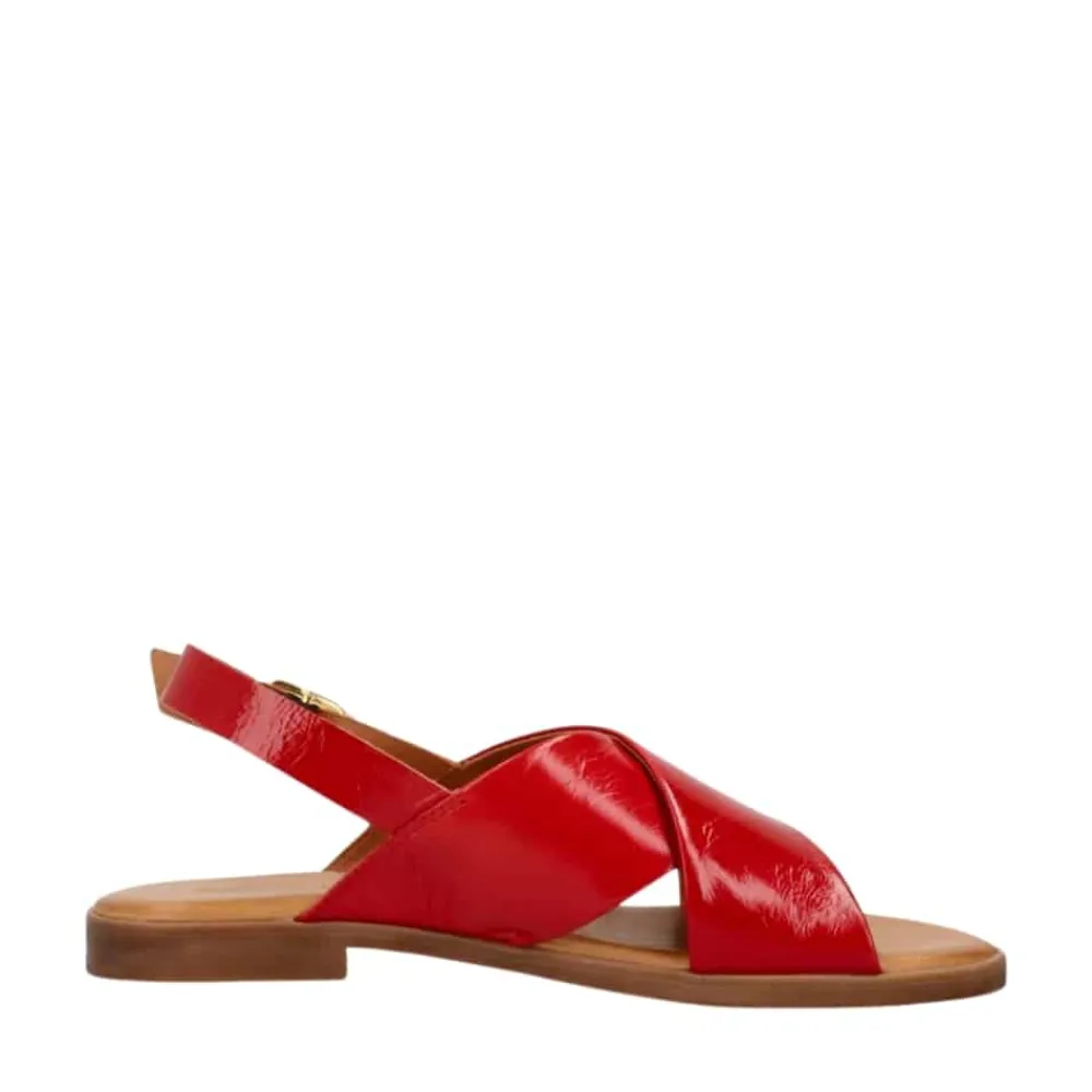 ShoeDesign Copenhagen Nicola P Sandal Dame Rød