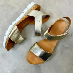 ShoeDesign Copenhagen Toscana Sandal Dame Guld