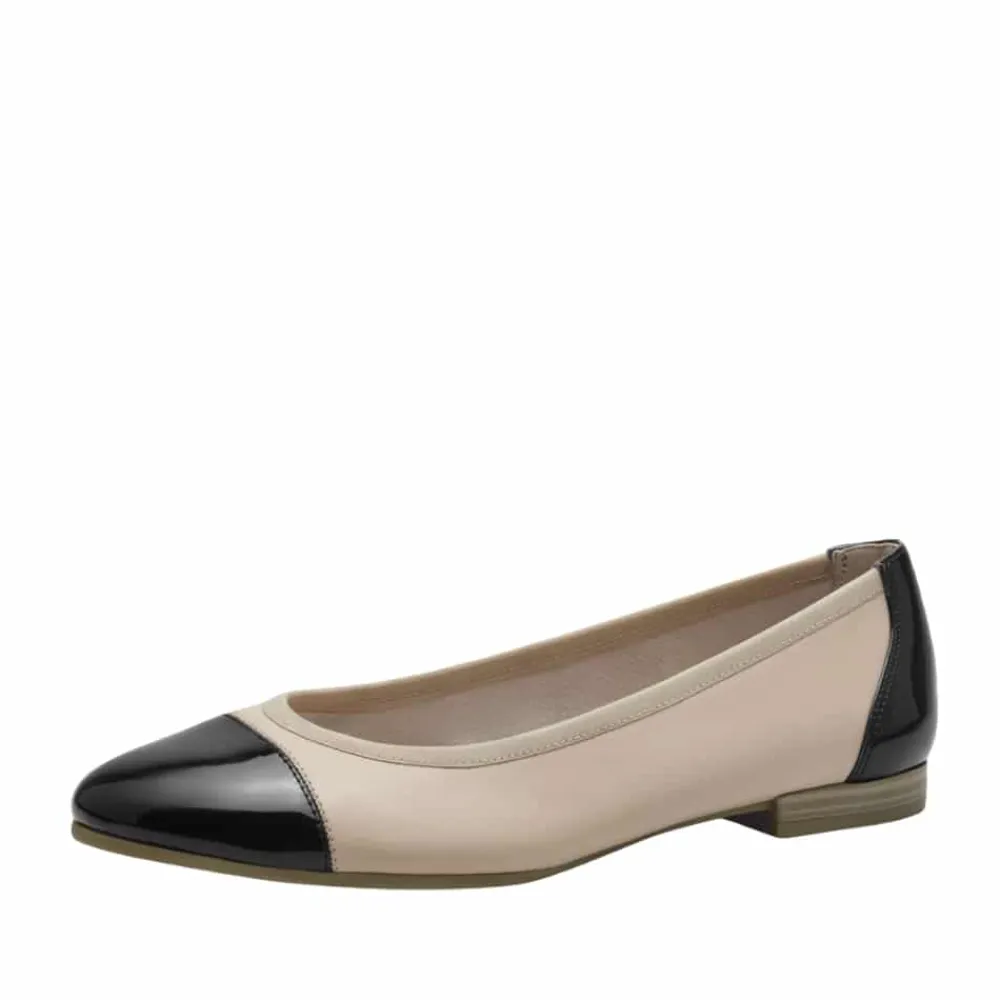 Clearance Tamaris Ballerinasko Dame Beige