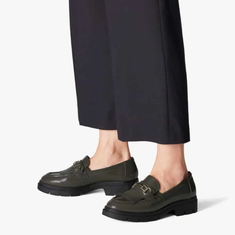 Outlet Tamaris Loafers Dame Grøn