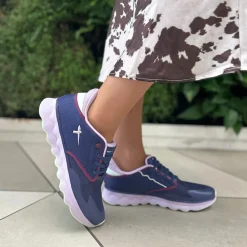 Online Tamaris Nowana Sneakers Dame Lilla