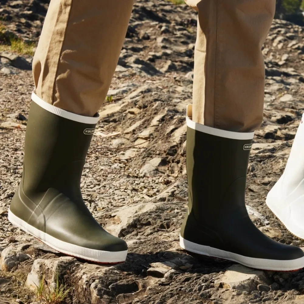 Online Viking Seilas Gummistøvle Dame og Herre Grøn